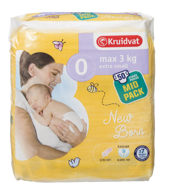 Kruidvat Couches 0 NewBorn Extra Small